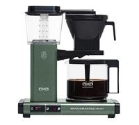 Moccamaster Macchina da caffè con Filtro KBG Select, 1520 W, 1.25 Litri, Alluminio, Forest Green