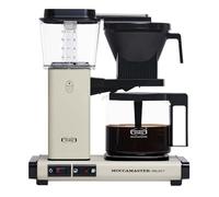 Moccamaster KBG Select, Macchina da caffè filtro, Caraffa in vetro, Off-White, 1.25L