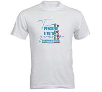 MOCHEIA SHOP Maglia Celebrativa Napoli Campioni d'Italia 2024/25, Quarto Scudetto, 100% Cotone, Disponibile in Bianco e Blu