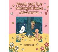 Mochi and the Midnight Boba Adventure: 20 Creepy Cute Horror Illustrations with Thick Lines for Stress Relief (8.5 x 11, Single-Sided)