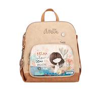 Mochila con bolsillo frontal Anekke Mediterranean Beige