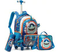 Mochila Con Ruedas Niño, Mochila Con Ruedas Niño, Mochilas Escolares Con Ruedas 8 anni Dimensioni: mochila: 16,5"Grande capacità: 1 borsa principale, libri, ropa, giocattoli, bocadillos. 1x scomparto 