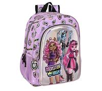 MOCHILA DE 33 CM ADAPT.CARRO MONSTER HIGH "BEST BOOS"