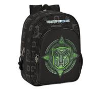 Zaino Scuola Transformers 26 x 34 x 11 cm Nero