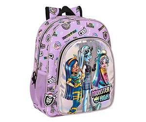 MOCHILA JUNIOR ADAPT.CARRO MONSTER HIGH "BEST BOOS"