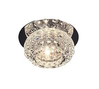 MOCIGERN Faretto da Incasso a soffitto in Cristallo da Incasso a LED da 3/5W 3000K/6000K Lampada a faretto Selezionabile Luce Diurna (Color : 5W, Size : 6000K White Light)