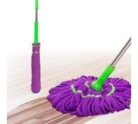 Mocio a torsione autostrizzante per la pulizia dei pavimenti, detergente per pavimenti bagnati con manico lungo 109,2 cm, mocio per la casa per cucina, legno duro, ristorante, bagno, garage