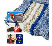 Mocio di ricambio di cotone Vileda Ultramax Tiles Care