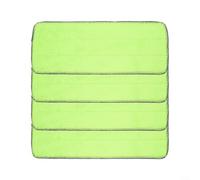 Mocio di ricambio in microfibra per Libman per risciacquo e strizzare, secchio con forte assorbimento d'acqua per una pulizia profonda di crepe e fessure, panni lavabili, confezione da 4 o 6 (4 pezzi)