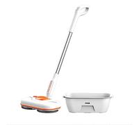 Mocio elettrico, senza fili, con faro a LED, leggero e ricaricabile, serbatoio dell'acqua da 750 ml, potente pulizia per casa e ufficio, fino a 40 minuti di autonomia