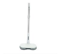 Mocio elettrico senza fili con luce LED, design ergonomico, asta in metallo staccabile, ricaricabile, leggero, facile da montare per la pulizia di pavimenti in legno e piastrelle