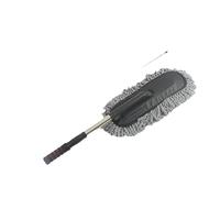 Mocio For Lavaggio Auto, Manico Telescopico, Spazzola For Rimuovere La Polvere E La Cera, Spazzola For La Pulizia Dell'auto In Microfibra, Spazzole Morbide For La Pulizia Dell'auto(Gray)