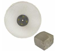 Mocio lucidante lucidante in sisal grosso taglio rapido 8" x 1" 2 file con co...