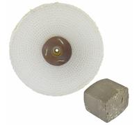 Mocio lucidante lucidante in sisal grosso taglio rapido 8" x 1,5" 3 file con ...