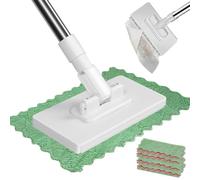 Mocio per la pulizia dei pavimenti 2025 Nuovo mocio antipolvere usa e getta con 4 panni riutilizzabili 3a generazione Shark Grip Mop per pavimenti per il 99% delle salviettine Stracci Sostituzione