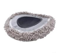 Mocio per spolverare auto con manico regolabile in lunghezza e testina rotante a 120 gradi, morbide fibre di ciniglia per lavaggio auto antigraffio e dettagli (B)