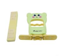 Mocio portatile a mano con simpatico design a forma di gatto, super assorbente e riutilizzabile, con tecnologia Self Squeeze e testa sostituibile per una facile rimozione di polvere e fuoriuscite