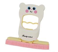 Mocio portatile a mano con simpatico design a forma di gatto, super assorbente e riutilizzabile, con tecnologia Self Squeeze e testa sostituibile per una facile rimozione di polvere e fuoriuscite