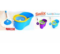 MOCIO ROTANTE MOP-SECCHIO CON CENTRIFUGA A PRESSIONE TESTA ROTANTE 360 SWIIX