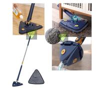 Mocio Triangolare Lavapavimenti Polvere Mop Girevole 360 autostrizzante leggero