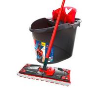 Mocio ULTRAMAX 2in1 set completo, Tergipavimento Nero/Rosso