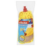 3pz VILEDA SUPERMOCIO SOFT Fiocco super assorbente + 3 Manici in Acciaio 125cm