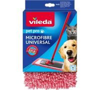 Mocio Vileda Pet Pro Microfibra 1 unità Rosso/Bianco - Nouvo