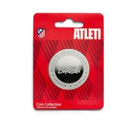 MOCIWORLD Atlético de Madrid, Edizione Speciale con Stemma e iscrizione Coraggio e Cuore, Edizione da Collezione, Nichel, Licenza Ufficiale