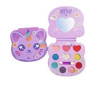MockTota trucchi per bambina, valigetta trucchi e lavabili per bambini, kit di trucco da Halloween per bambini, kit di trucco da principessa DIY per bambina, Regali adorabili per bambine (10 colore)