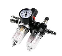 MOCNT 1/4" Regolatore Filtro Aria Regolatore Pressione Compressore di umidità Trappola Acqua Olio Separatore Lubrificatore Pneumatico Riduttore Rapido Connettore