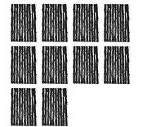 MOCNT 100 Pezzi Strisce di Riparazione Pneumatici Tubeless Auto Kit Striscia Riparazione di Pneumatici Gomma Moto Recupero Rapido Strumento Spina Biciclette 100mm x 3,5mm Nero