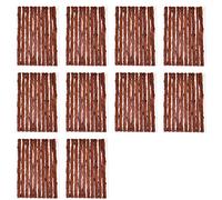 MOCNT 100 Pezzi Strisce di Riparazione Pneumatici Tubeless Auto Kit Striscia Riparazione di Pneumatici Gomma Moto Recupero Rapido Strumento Spina Biciclette 100mm x 3,5mm Marrone