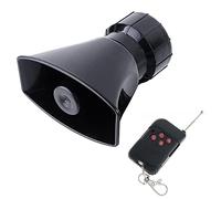 MOCNT 12V Sirena per Auto con 7 Toni 100W 130db Audio Auto Sirena Altoparlante di Emergenza Allarme Microfono PA Sistema Clacson Sirena Suono Veicolo Corno Telecomando