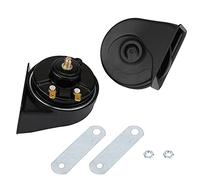 MOCNT 2Pcs 12V Trombe Auto 120db Super Forte Tromba per Camion Aria Elettrica Clacson Camion Impermeabile Corno di lumaca Horn Doppio Tono Universale Auto Moto Bicicletta