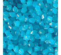 MOCNT 500 Pezzi Pietre Luminosi Ciottoli Luminosi Fluorescenti Luminose | Profondo Blu Incandescenza nel Buio Pietre Rocce Ghiaia per Giardino Acquario Decorazione 14x11mm