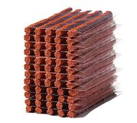 MOCNT 60 Pezzi Strisce di Riparazione Pneumatici Tubeless Auto Kit Striscia Riparazione di Pneumatici Gomma Moto Recupero Rapido Strumento Spina Biciclette 200mm x 6mm Marrone