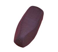 MOCNT Coprisedile per Moto Antiscivolo Impermeabile Coprisella per Moto Copri Sedili Motocicletta 3D Rete Traspirante Copri Sella Coprisedile Isolamento Termico Rosso XL