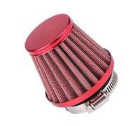 MOCNT Filtro Aria 53mm 54mm 55mm Filtro Aspirazione Aria Auto Filtro Sfiato Turbo Filtro Aspirazione Aria Fredda Moto Filtro Carter Olio Morsetto Fredda Filtro dell'aria Rosso