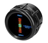 MOCNT Manometro aria carburante rapporto 2" 52mm Indicatore Calibro rapporto carburante aria per Auto Luce Blu Digitali Air Fuel Ratio Strumenti Misuratore Gas
