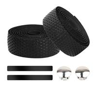 MOCNT Nastro per Manubrio Bicicletta PU Eva Nastro Manubrio per Bici Adesivo Cycling Nastro Manubrio da Corsa Antiscivolo Comfort Traspirante Ciclismo Nastri Nero