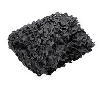 MOCNT Rete Mimetica Nero Reticolato da Camuffamento Camouflage Net per Caccia Camouflage Tela Netto Campeggio Nascondi Ombra Parasole Copertina Auto Decorazione 2 x 3m