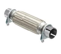 MOCNT Tubo Flessibile di Scarico per Auto con 2 Fascette 76mm X 200mm/300mm Tubo di Riparazione Giunto Flessibile Intrecciato Tubo Flessibile Scarico Marmitta Connettore