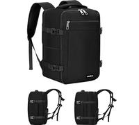 MOCOCITO Zaino Ryanair Wizzair 40x30x20,Zaino da Viaggio Espandibile 24-30L Porta PC Laptop 15.6" Bagaglio a Mano Cabina Aereo per Vueling,Easyjet Compatto Leggero Donna Uomo Daypack Casual Lavoro
