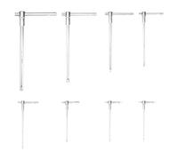 Mocoli Chiave Esagonale Da 8 Pezzi, Bussola Esagonale Impugnatura A T Per Montaggio Smontaggio E Riparazione Acciaio Al Cromo Vanadio Crv 2-10 Mm (2/2,5/3/4/5/6/8/10 Mm)