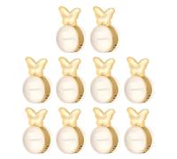 Mocoocouture 10pcs Orecchino Portatile Supporto Per Il Fallimento Delle Orecchie di Sostituzione Orecchino di Tappi Di Farfalla