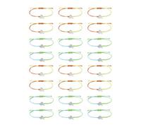Mocoocouture 24 pezzi, cinturini regolabili per donne, leggeri, comodi da indossare, supporto morbido, accessori, gioielli da polso versatili, Taglia unica, come descritto