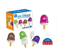 Mocoocouture 26PCS Lettera Apprendimento Giocattoli Numero Corrispondente Gioco di Ordinamento Educativo Per Il Bambino Ragazzi Ragazzi Ragazze Prescolari Conteggio Per Bambini Età Prescolare