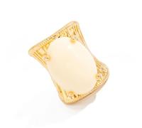 Mocoocouture Anelli contemporanei alla moda regolabili con effetto sfumato per un look esagerato e una vestibilità comoda in stili moderni. Anelli aperti e regolabili, come descritto