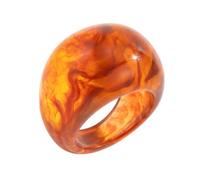 Mocoocouture Anelli per gioielli in resina ad acquerello, struttura infrangibile, superfici lisce, dichiarazione perfetta per chi cerca regali, resina ombré, come descritto