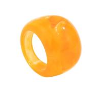 Mocoocouture Anelli per gioielli in resina ad acquerello, struttura infrangibile, superfici lisce, dichiarazione perfetta per chi cerca regali, resina ombré, come descritto